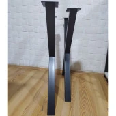 Çapraz Ayak Masa Siyah Metal Masa Ayağı X Model Masa Ayağı - 4