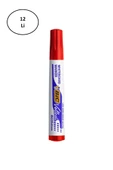 Bic Velleda 1701 Eco Yuvarlak Uç Beyaz Tahta Kalemi Kırmızı (12 Li Kutu) - 3