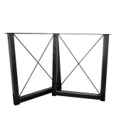 Masa Ayağı Siyah Metal Profil Masa Ayağı Çalışma Masası Ayağı thumbnail 1