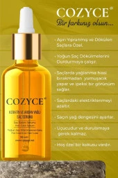 Cozyce Keratin 600 ml Saç Serumu 30 ml Keratin Sonrası Saç Bakım Seti Hediye Koku Kesesi - 3