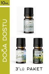 LE BALVO Sedir,yasemin,hanımeli Doğal Uçucu Saf Buhurdanlık Esansı Oda Kokusu Esans Buhur Yağı 10ml - 1