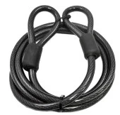 Xbyc 4503K Güçlü Çelik Kablo Halat Kilit 8 x 2100 mm Motosiklet Bisiklet Kilidi thumbnail 2