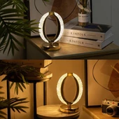 LW-21 Şarjlı Kristal Elmas Masa Lambası Dokunmatik Romantik Akrilik Led Gece Lambası - 3