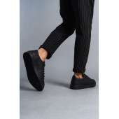 Kuback Ortapedik Dikişli Siyah Günlük Ayakkabı Sneaker KB165 - 5