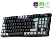 GamePower Eva 5 60M Mekanik Red Switch Türkçe Q 88 Tuş USB Gaming Klavye - 3 Yıl Garantili - 1