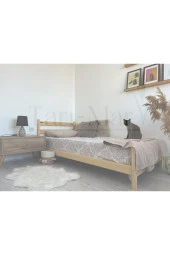 Tarımarwoodhome Colege Ahşap Karyola 100 x200 cm - 5