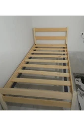 Tarımarwoodhome Colege Ahşap Karyola 90x190 cm - 4