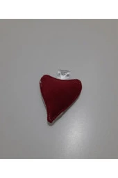 Mc Mobilya Sahra Kalp Anahtarlık Krem Kırmızı - 1
