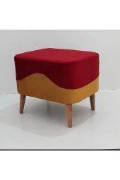Mc Mobilya Sahra Dikdörtgen Puf Tabure 50X40 - 1