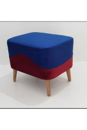 Mc Mobilya Sahra Dikdörtgen Puf Tabure 50X40 - 2
