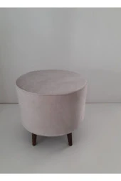 Mc Mobilya Sahra Silindir Puf 45Cm Ayaklı - 1