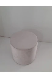 Mc Mobilya Sahra Silindir Daire Puf 45 Cm thumbnail 3