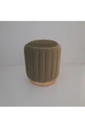 Mc Mobilya Sahra Silindir Daire Puf Tabure thumbnail 1