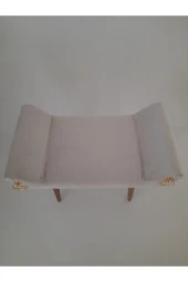 Mc Mobilya Peri Bench Krem Halkalı Puf - 3