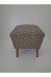 Mc Mobilya Sahra Konik Puf Tabure 40x40 Ayaklı - 1
