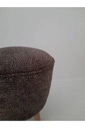 Mc Mobilya 38 Cm Çap Silindir Daire Puf Tabure thumbnail 2