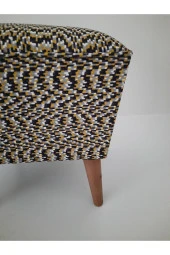 Mc Mobilya Sahra Konik Puf Tabure 40x40 Ayaklı - 2