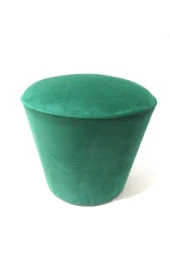 Mc Mobilya Sahra Puf Silindir Daire Yeşil thumbnail 3