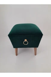 Mc Mobilya Sahra Puf Yeşil Halkalı Ayaklı thumbnail 2