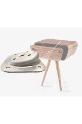 Elissa Home Açılı Zigon Sehpa Orta Sehpa Ayak Bağlantı Aparatı Metal (4 Adet) thumbnail 1