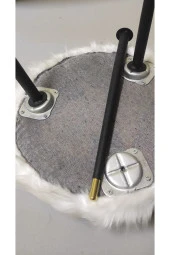 Elissa Home Açılı Zigon Sehpa Orta Sehpa Ayak Bağlantı Aparatı Metal (4 Adet) thumbnail 3