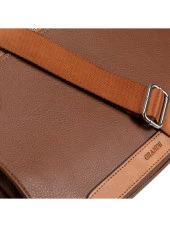Grande Hakiki Deri Erkek Postacı Çantası Taba 4253 thumbnail 4