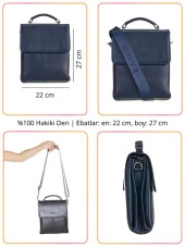 Grande Hakiki Deri Erkek Postacı Çantası Kahve 4260 - 2