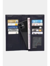 Grande Hakiki Deri Erkek Cüzdan Lacivert 1764 thumbnail 5