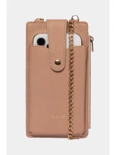 Grande Hakiki Deri Kadın Telefon Çantası Vizon 2797 thumbnail 1