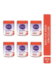 Sesu Ilık Ağda Turuncu Tüm Ciltler 250gr 6 Adet - 1