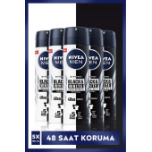 Nivea Men Sprey Deodorant Black&white Original 150 ml 5 Adet - 1