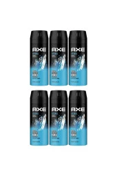 Axe Erkek Deodorant Sprey Ice Chill 150 Ml 6 Adet - 1