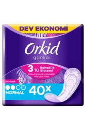 Orkid Günlük Ped Deofresh Normal 40'lı Ekonomik 1 Paket - 1