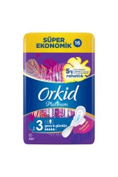 Orkid Platinum Hijyenik Ped 3No Gece Gündüz Süper Eko Pkt 16 Ped - 2