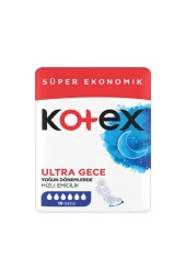 Kotex Ultra Gece Ped Ekonomik 16'Lı 5 Paket - 1