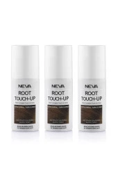 Neva Root Touch Up Kapatıcı Sprey Koyu Kumral 25 KULLANIM 75 ml 3 Adet - 1