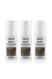 Neva Root Touch-Up Kapatıcı Sprey Kumral 25 KULLANIM 75 ml 3 Adet - 1