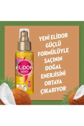 Elidor Doğanın Enerjisi Serum Saç Bakım Yağı Hindistan Cevizi Yağı 80ml2 Adet - 3