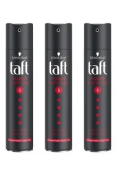 Taft Power Caffeine  Saç Spreyi 250 ml 3 Adet - 1