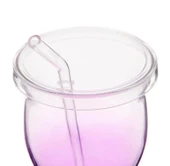 Cam Pipetli Bardak 480 Cc Mor - 3