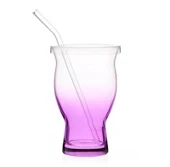 Cam Pipetli Bardak 480 Cc Mor - 1