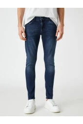 3sam40058nd Super Skınny Erkek Jean Pantolon Indigo Stone - 2