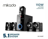 Mikado MD-581BT 5+1 Usb+SD+FM Destekli Multimedia Bluetooth Speaker - 2