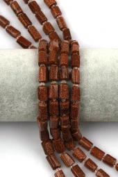 Kahverengi Yıldız Taşı Doğal Taş Dizi Boru Kesim thumbnail 1