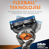 Gillette Fusion 5 Flexball Proglide Tıraş Makinesi + 2 UP Yedek Tıraş Bıçağı - 3