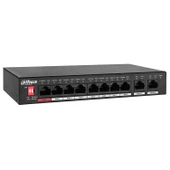 Dahua PFS3010-8ET-96-V2 8 Port X10/100 2GE Uplink 96W PoE Switch thumbnail 1