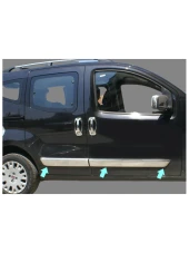 Yan Kapı Çıtası Krom Aksesuar 4 Parça (Nemo Mini Van Mpv 2007 > Model İçin Uyumlu) - 2