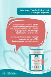 Naturagen Kolajen Powder Yeşil Elma Aromalı 300 Gr(tip 1 ,tip 3 8.000 Mg Collagen Hyaluronik Asit,vitamin C) - 4