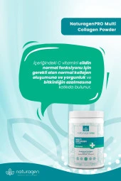 Naturagen Pro Kolajen Powder 330gr Tip 1-2-3 Limon Aromalı Hyaluronik Asit Ve C Vitaminli - 5