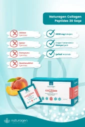 Naturagen Collagen Beauty 30'Lu Saşe Şeftali Aromalı Tip 1 & Tip 3 - 8.000 Mg Hidrolize Toz Kolajen - 3